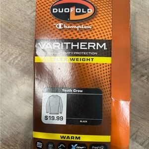 Champion Varitherm Warm Base Layer in Black